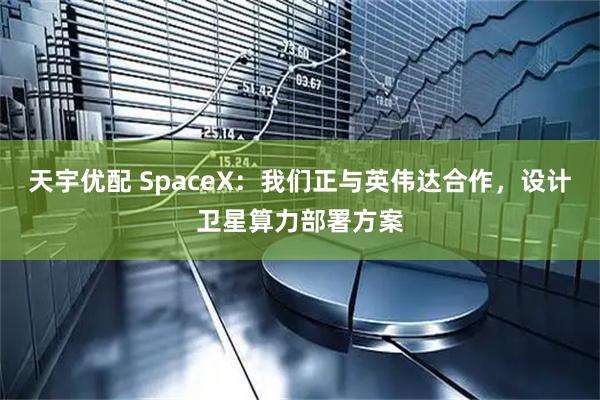 天宇优配 SpaceX：我们正与英伟达合作，设计卫星算力部署方案